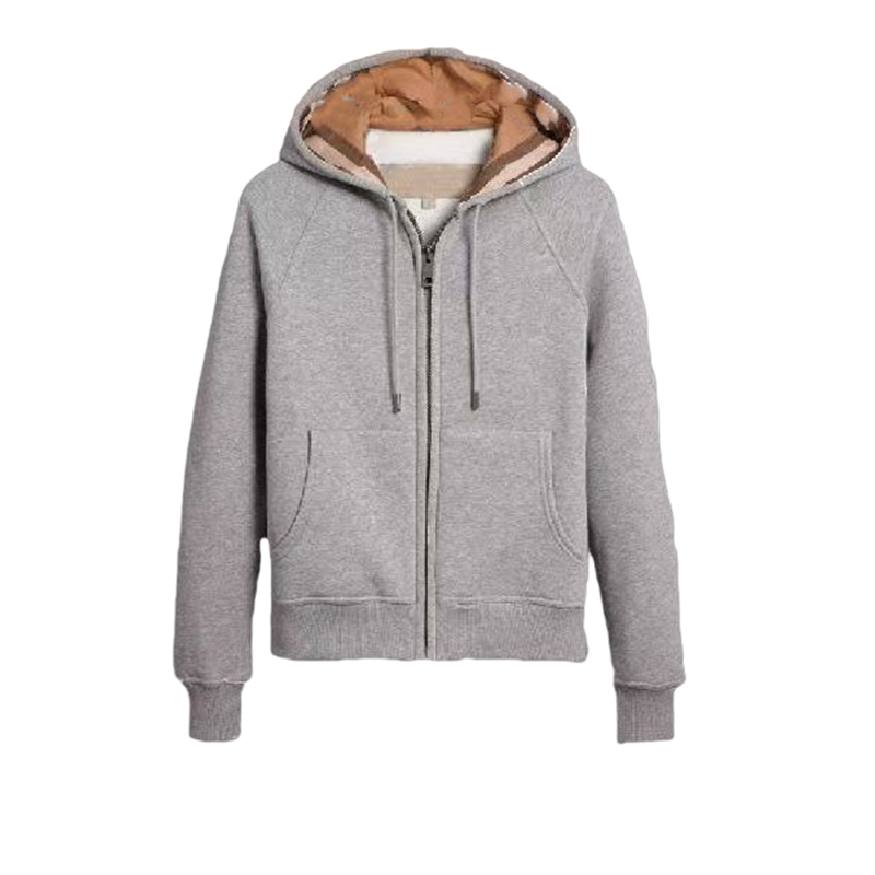 Men's hooded sweatshirt designer cardigan men's and women's fashionable street pullover loose hooded couple high-quality velvet pure cotton jacket