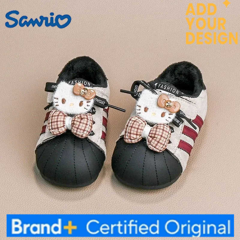 Sanrio Autumn and winter new Hello Kitty soft-soled breathable wear-resistant thickened casual shoes popular sports shoes H251223