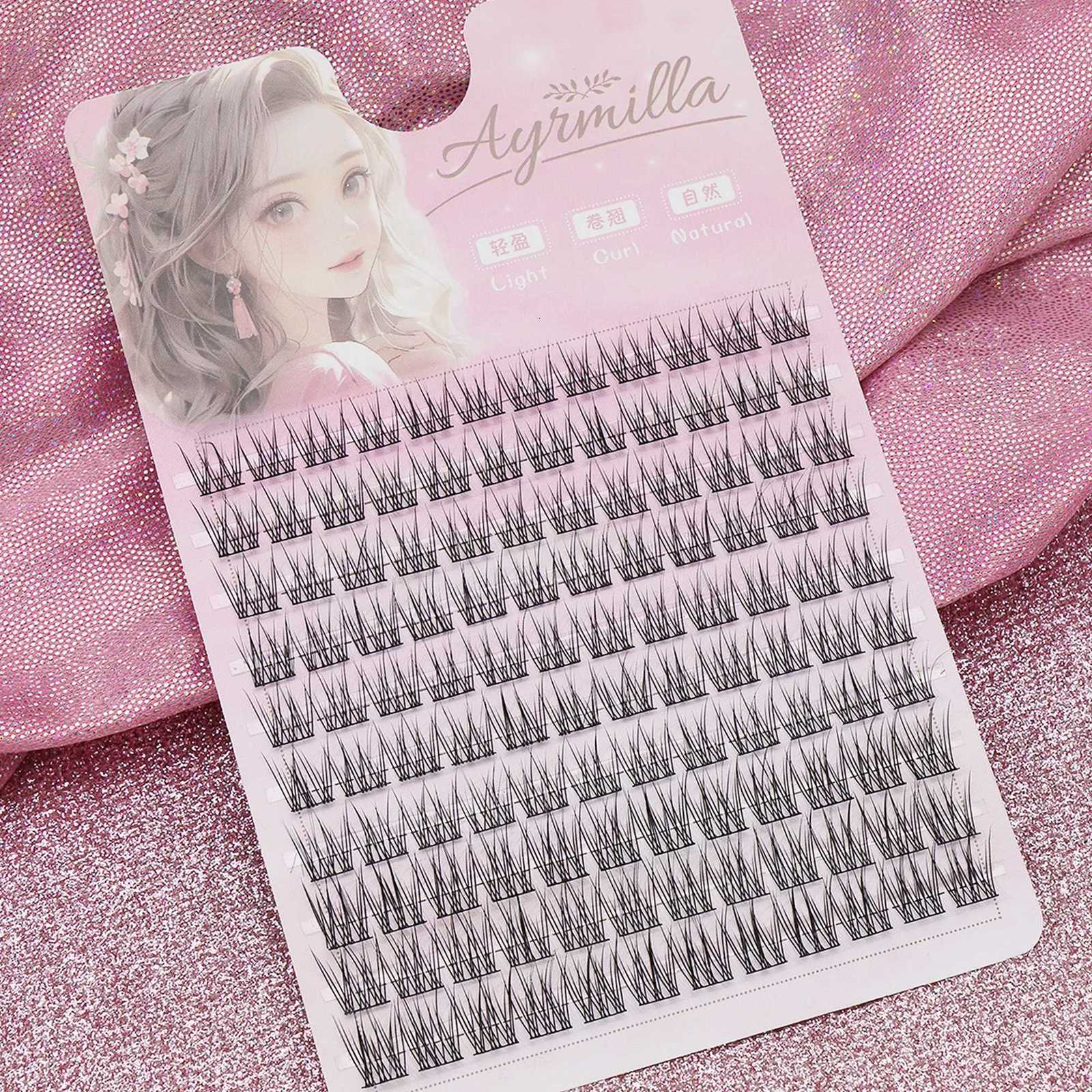 Natural false eyelashes Single cluster Fluffy and soft 3D Mink Eyelashes Long eyelashe daily work meetings false eyelashesT251223
