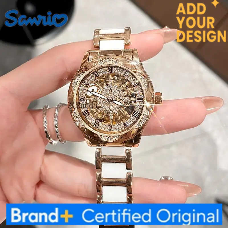 Sanrio New Sunflower Ceramic Watch Womens Light Luxury Quartz Watch H251223