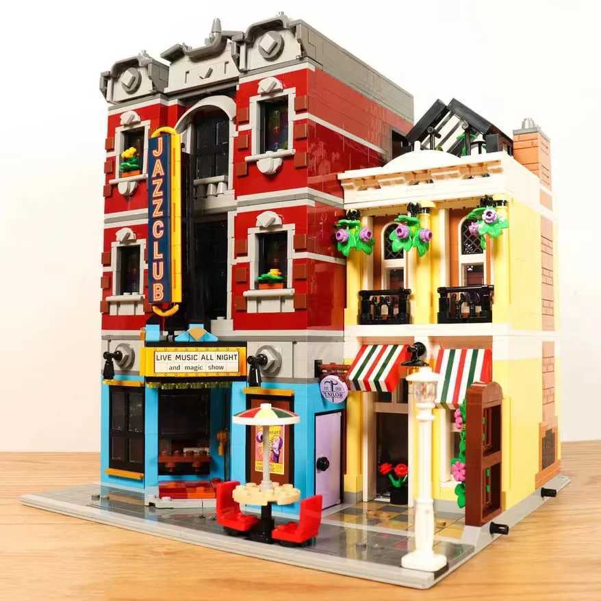 IN Stock with Original Box Christmas Birthday Gift 2899PCS Jazz Club Pizzeria Compatible with 10312 Building Blocks Bricks Q251212