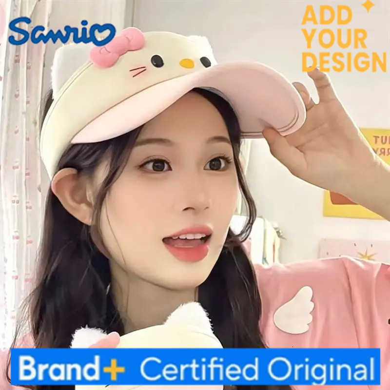 Sanrio Kawaii Hello Kitty Sun Hat Tennis Cap Anime Golf Caps Cute Cartoon Empty Top Baseball Caps Y2k Women Sport Hats Girl Gift H251223 - view 7