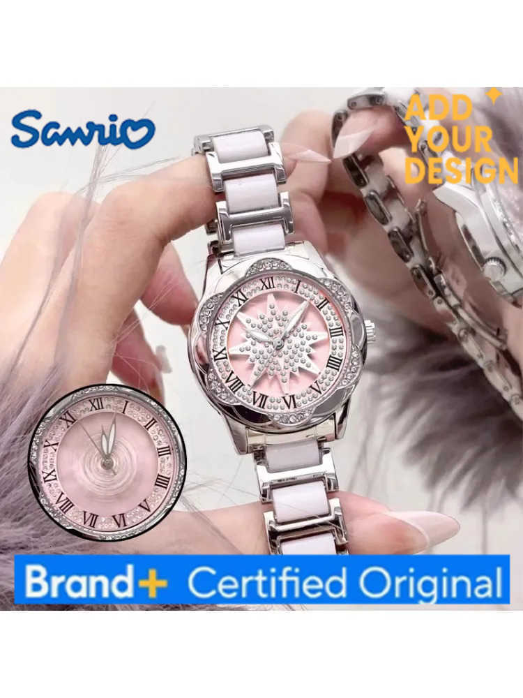 Sanrio New Sunflower Ceramic Watch Womens Light Luxury Quartz Watch H251223