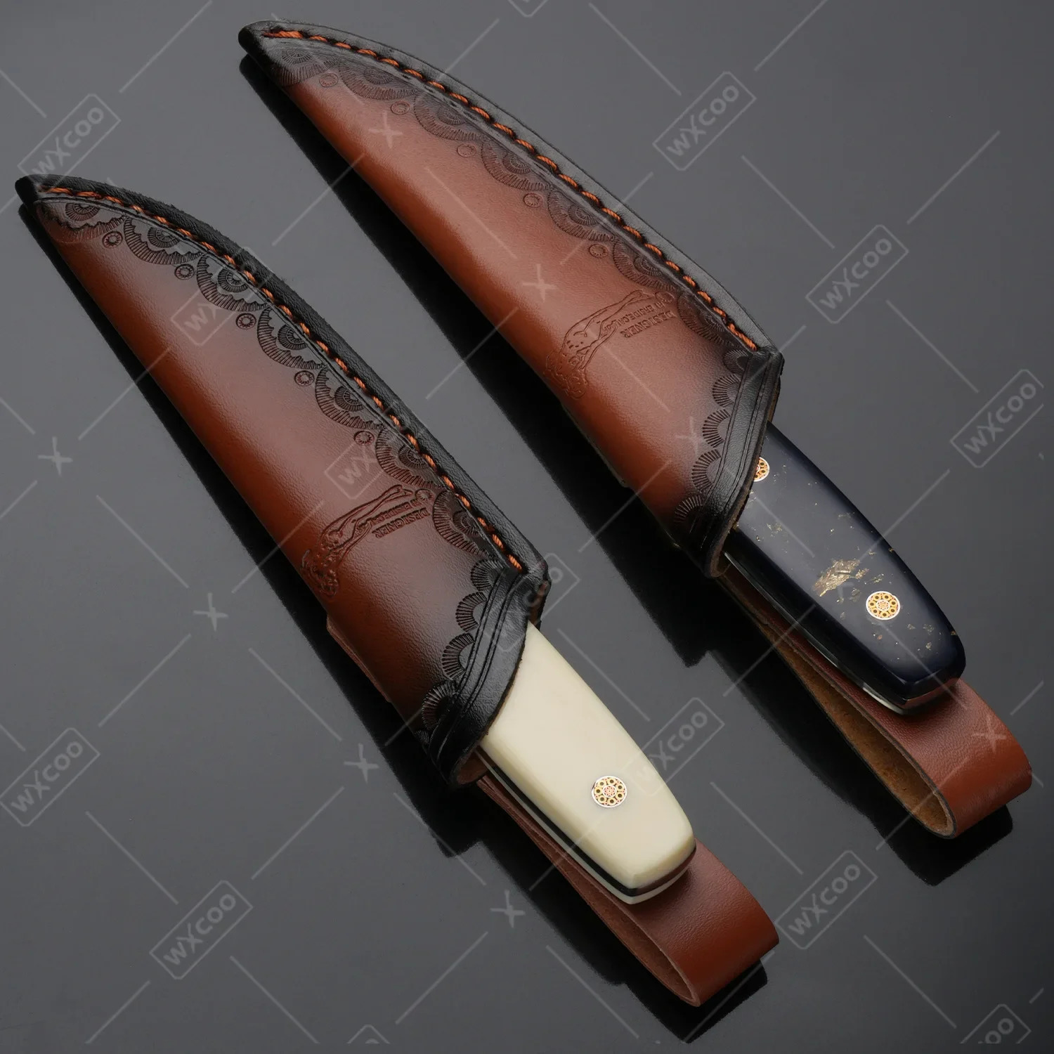 WXCOO Stainless Steel Steak Knife BBQ Chef Knife for Kitchen Accessories Durable Hand Forged Cleaver Butcher Knife with Sheath 251218