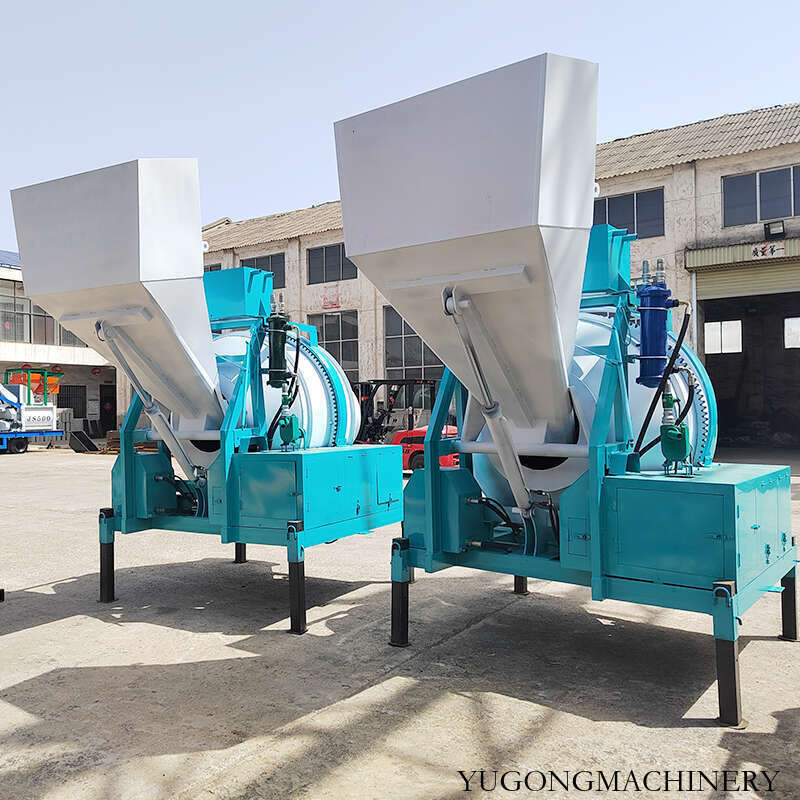 Hydraulic Operated Concrete Mixer with Reversing Drum 500L Capacity for Medium Scale Construction Projects