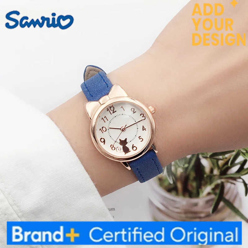 Sanrio UTHAI CQ04 Kids Children Watch Cat Multi-color Quartz watches clocks for Girls clock WristWatch rosette Watches Colorful H251223