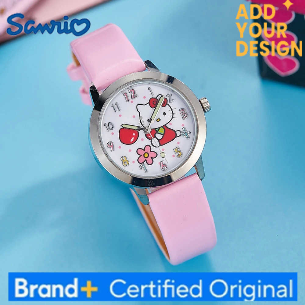 Sanrio Hello Kitty children Watches Kawaii Quartz Casual Fashion kid WristWatch Women Girl Children Birthday Gifts H251223