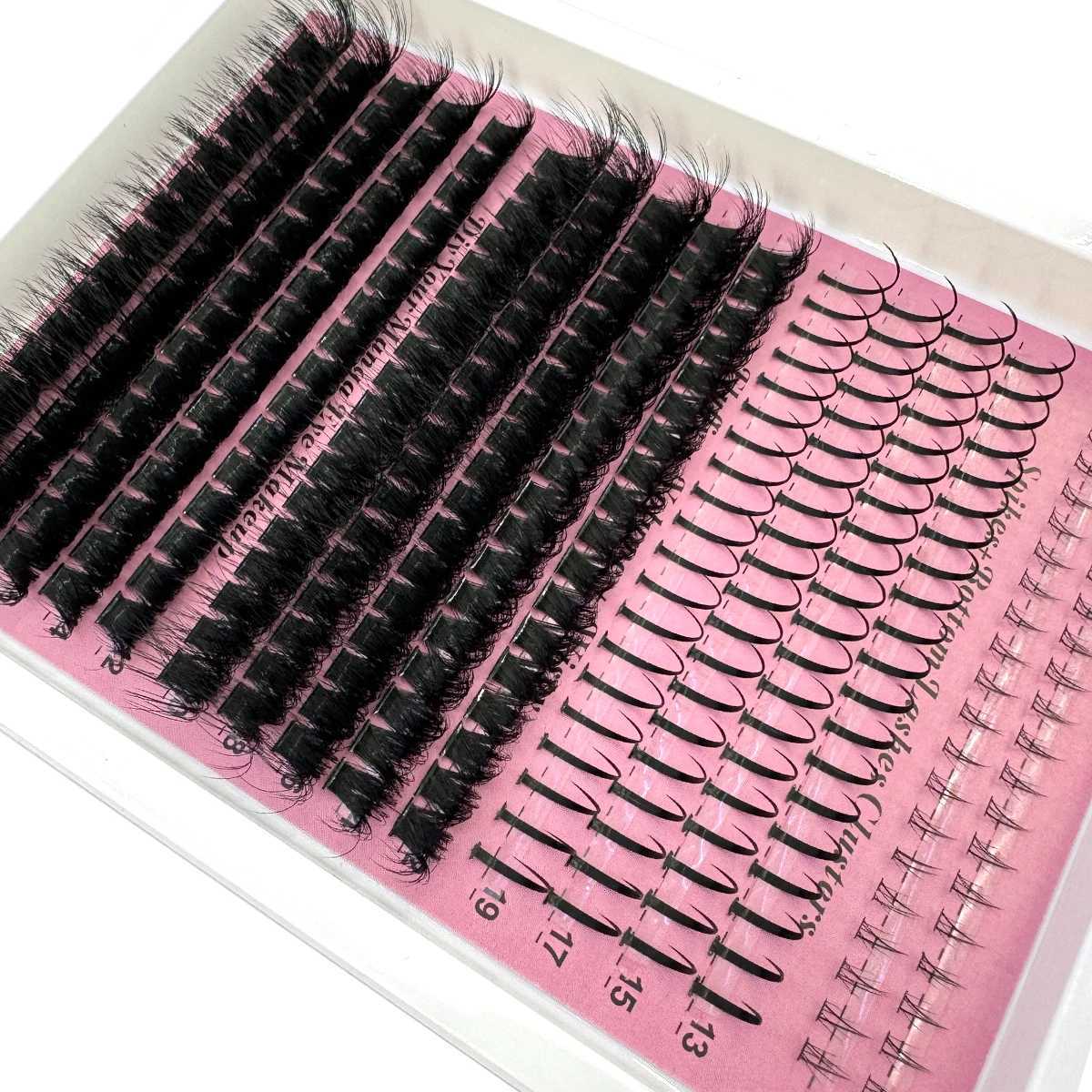 60D-200D BottomSpiky Lashes Clusters Volume Individual Lashes Cluster Extensions Spikes Lashes Clusters DIY Fairy/Manga EyelashT251223