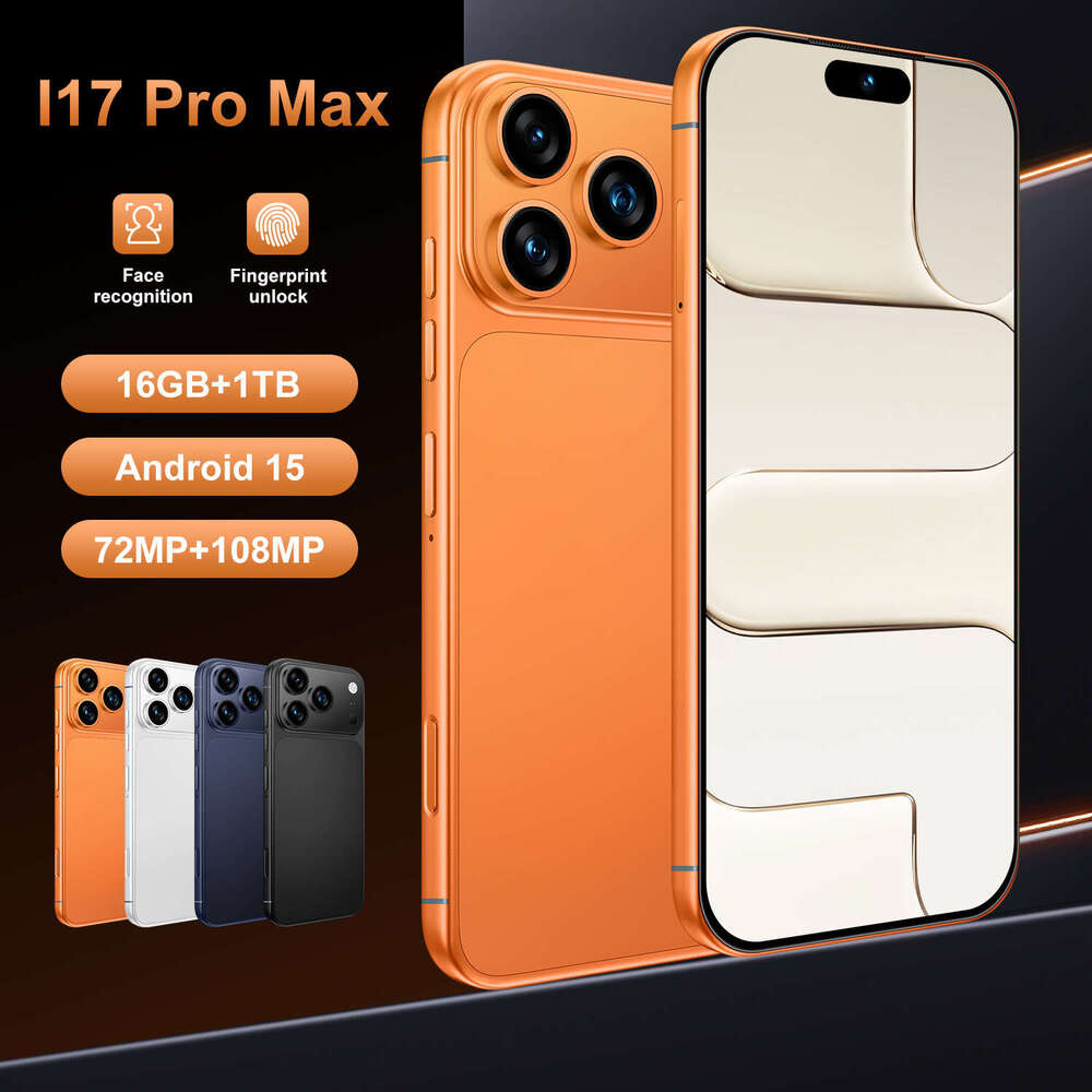 New Phone I17pro Max True 4G 4+64Gb Android 15 Cross-Border Platform Exclusive Smartphone