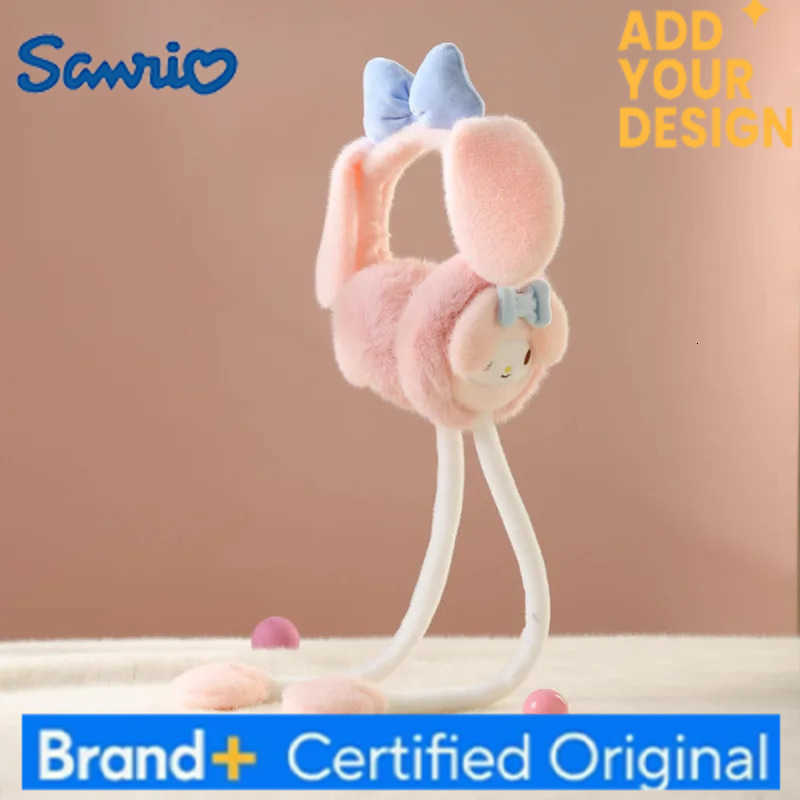 Sanrio Cute Sanrioed Kuromi My Melody Cinnamoroll Pochacco Keeps Warm and Cold Resistant In Winter with Pneumatic Earmuffs for Warmth H251223