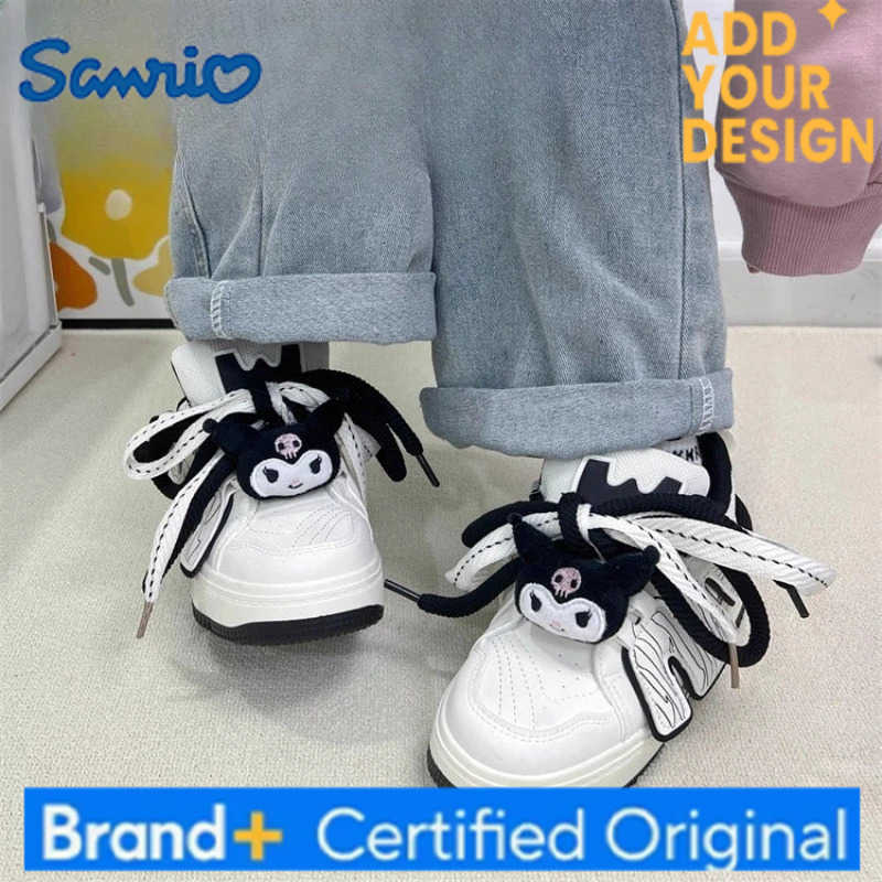Sanrio Kawaii Kuromi Children Cute Cartoon Comfortable Sneaker Student Anti Slip Flat Shoes Running Shoes Birthday Gift for Kids H251223