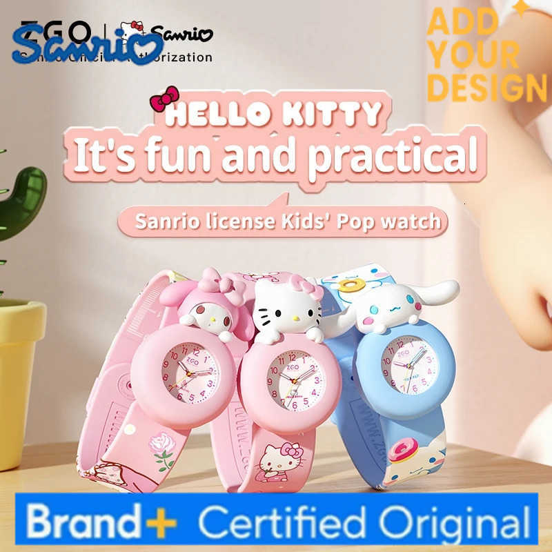 Sanrio X My Melody Childrens Watches 5-12 Age Boys Girls Waterproof Kids Quartz Watch Hello Kitty Fun Toy For Children 307 H251223