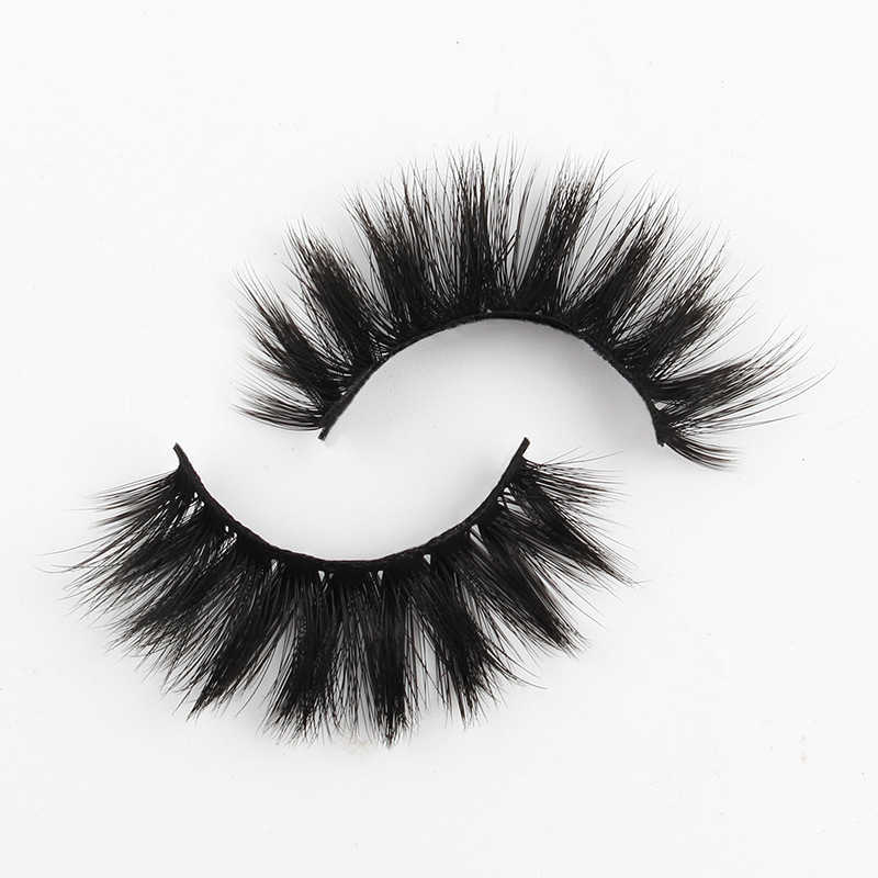 Three-dimensional thick double-ended false eyelashes, curling and softening synthetic fiber eyelashes M251223