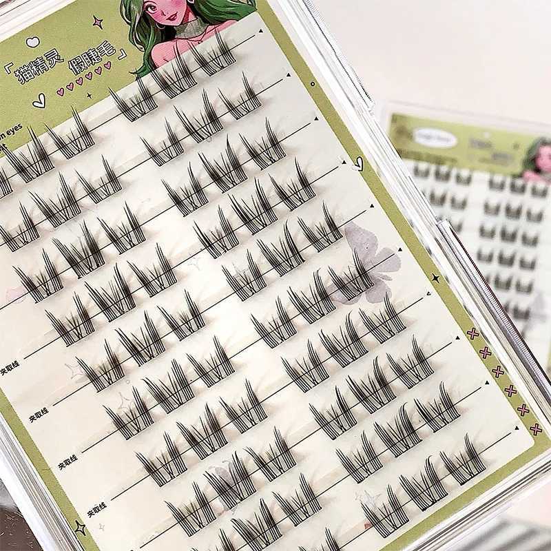No-Glue False Eyelashes Easy 3-Step Application Natural Glue-free False Eyelashes DIY Lashes for Beginners with Sunflower DesigT251223