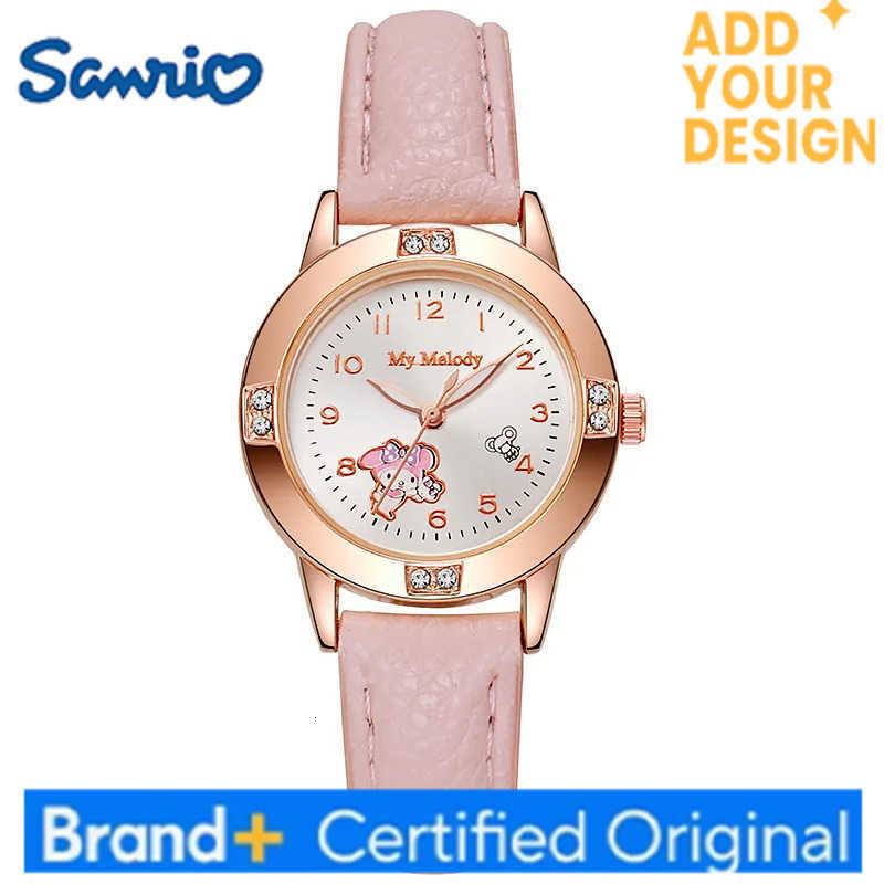 Sanrio Hello Kitty Cartoon Watch Anime peripheral Cinnamoroll Quartz watch Exquisite Jewelry Birthday Gifts For Boys And Girls H2512231