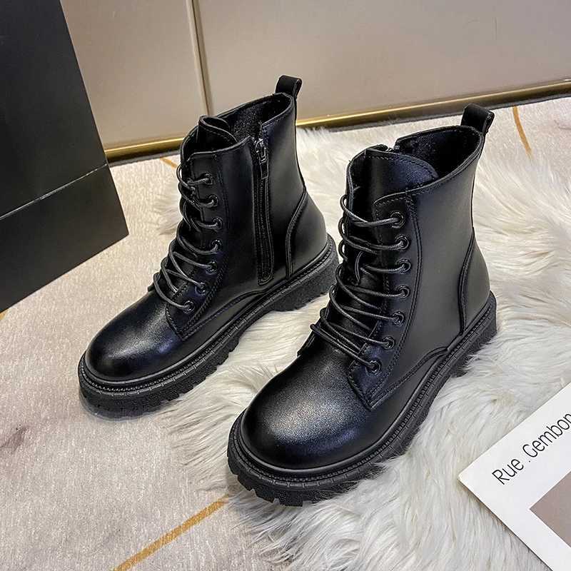 2024 Spring/Autumn Round Toe Square Heel Increased Soft Fashion Womens Shoes Sexy Cross Belt New Short Boots MujerT251223