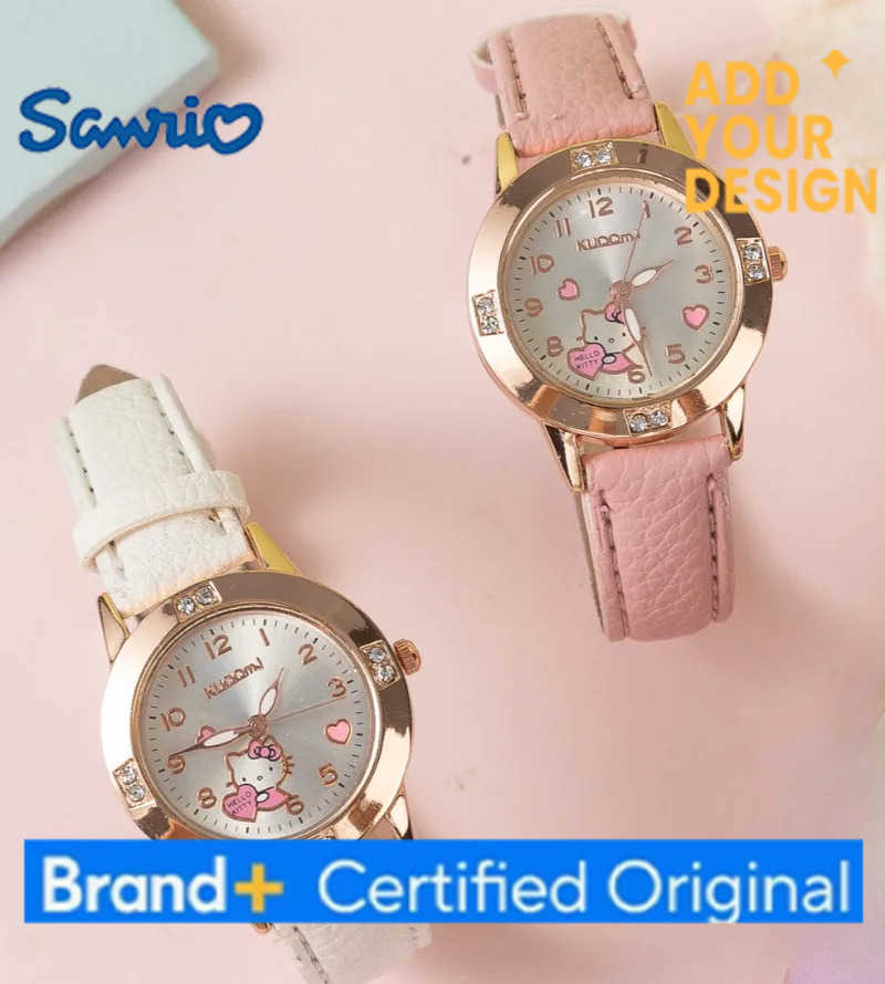 Sanrio Rose Gold Diamond Belt Watch Ladies Quartz Watch H251223