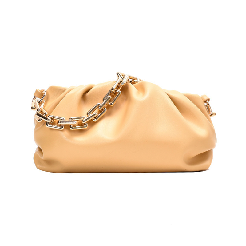 2023 Cloud Womens Bag Korean Style Casual Fashion Shoulder Bag Chain Internet Celebrity Crossbody Handbag 240816