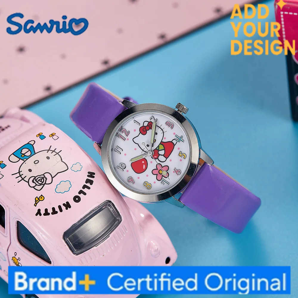 Sanrio Hello Kitty children Watches Kawaii Quartz Casual Fashion kid WristWatch Women Girl Children Birthday Gifts H251223