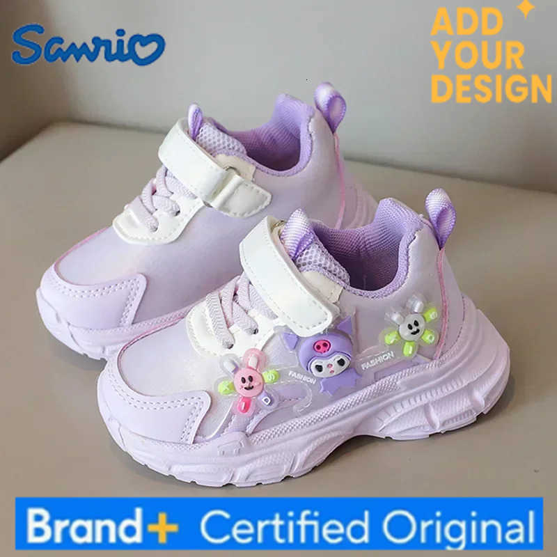 Sanrio hello kitty cartoon running shoes children casual shoes lights kuromi Autumn and winter LED sneakers sports shoes H251223