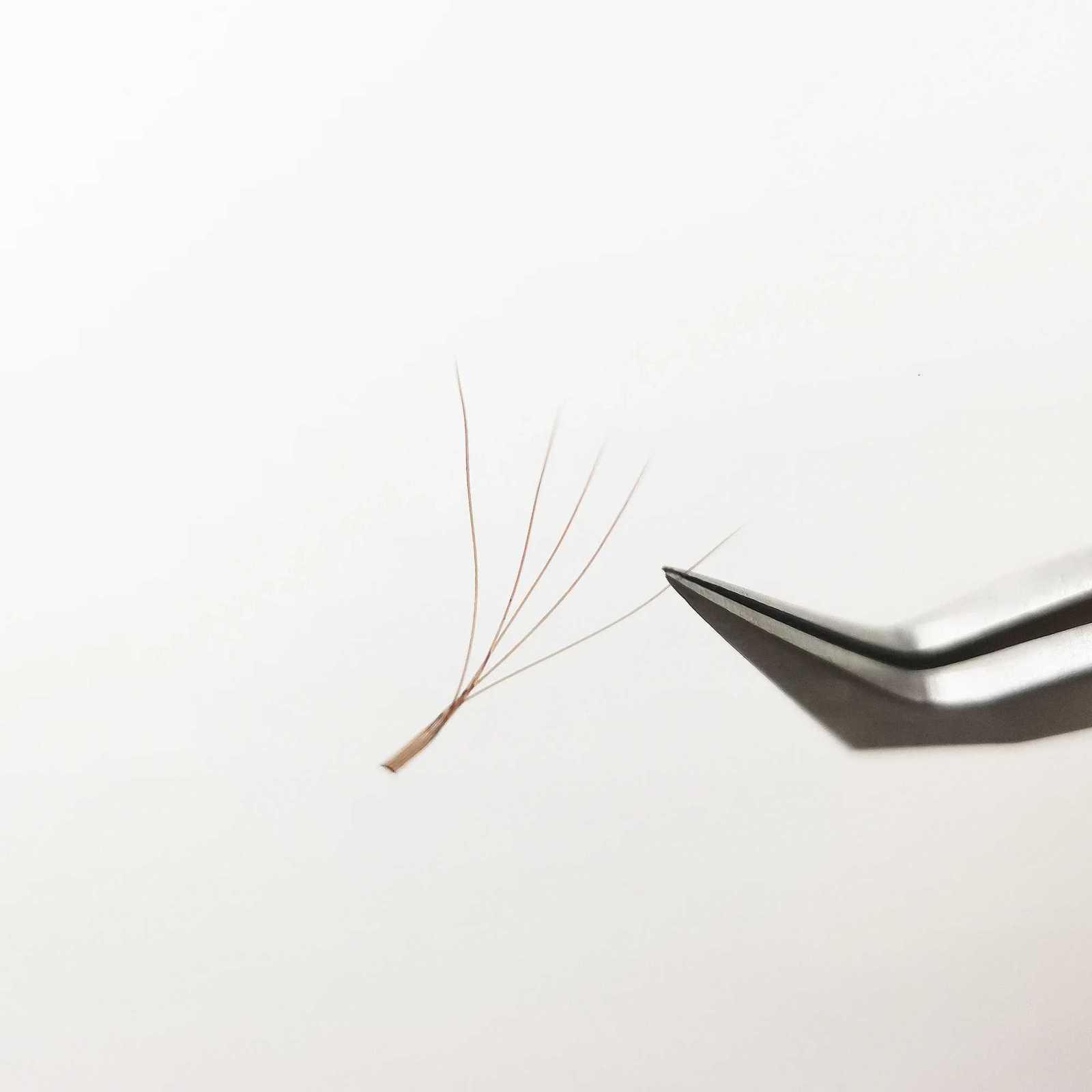 Supmacio Brown 3D/4D/5D W Lashes Bloom Automatic Flowering Soft Premade Fans Natural Soft Individual EyelashesT251223