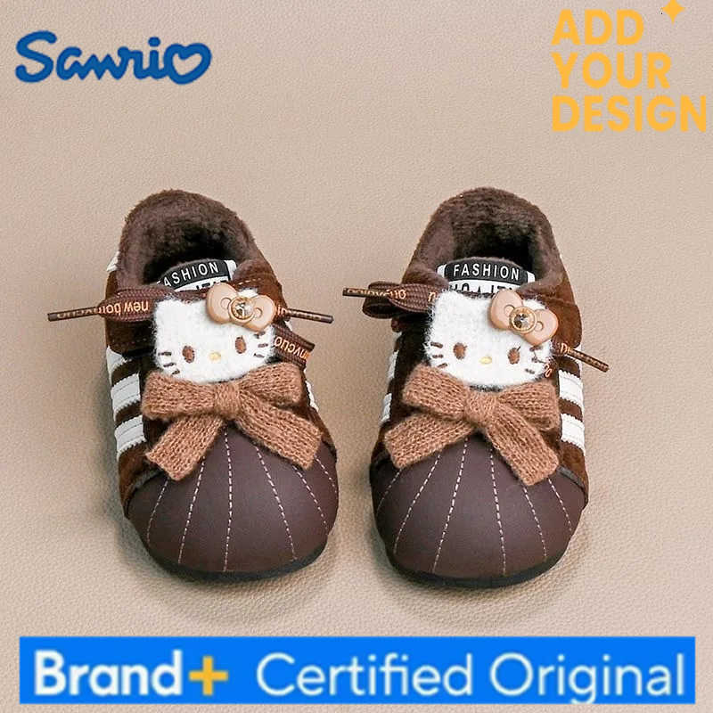 Sanrio Autumn and winter new Hello Kitty soft-soled breathable wear-resistant thickened casual shoes popular sports shoes H251223
