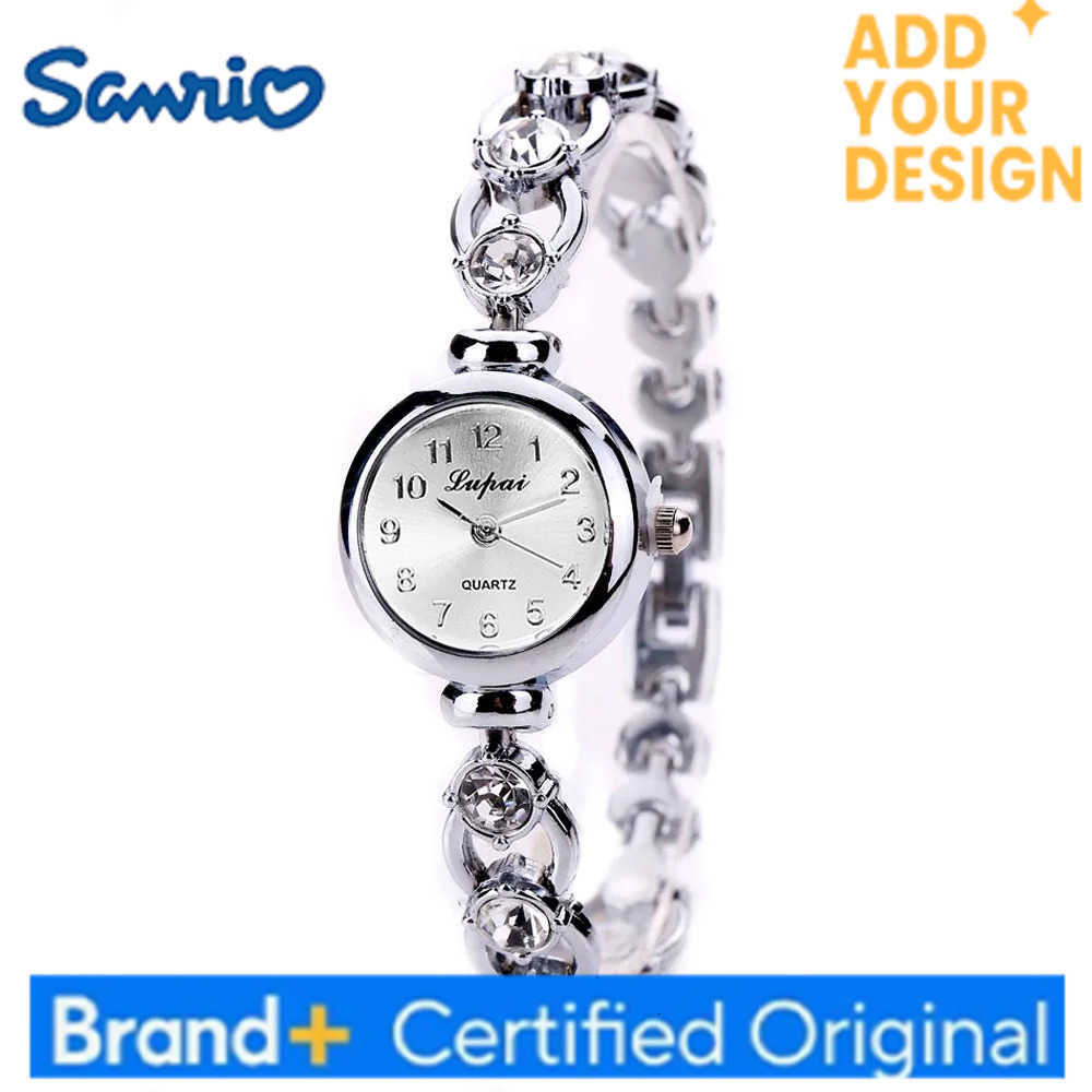 Sanrio Ladies Luxury Business Watch Fashion Classic shiny Bracelet Reloj With Round Case Shape Women Elegant Quartz Diamond Wristwatch H251223