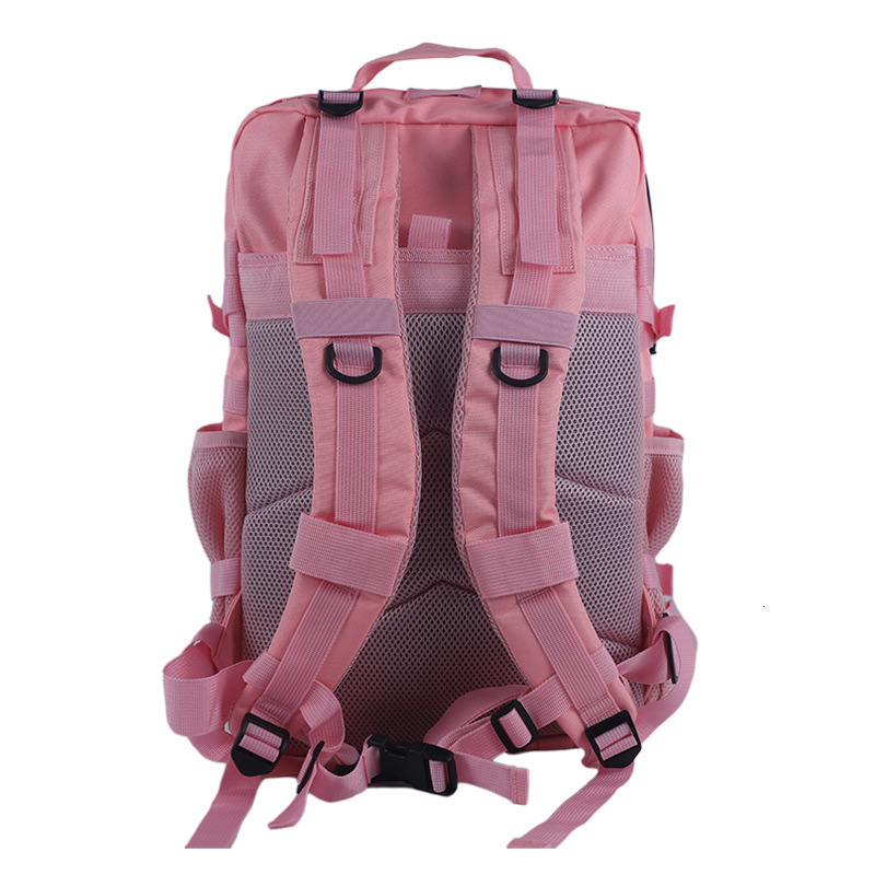 QT QY 25L/45L female/male tactical backpack laser cutting Molle survival bag school bag gym Rucksack with double cup holder 241104