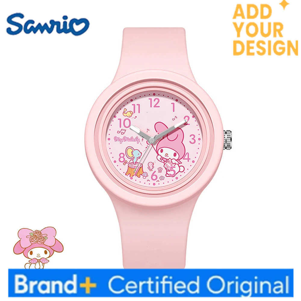 Sanrio Cinnamoroll Watch Kuromi Hello Kitty Silicone Strap Quartz Casual Cartoon Melody WristWatch Girls Children Birthday Gifts H251223