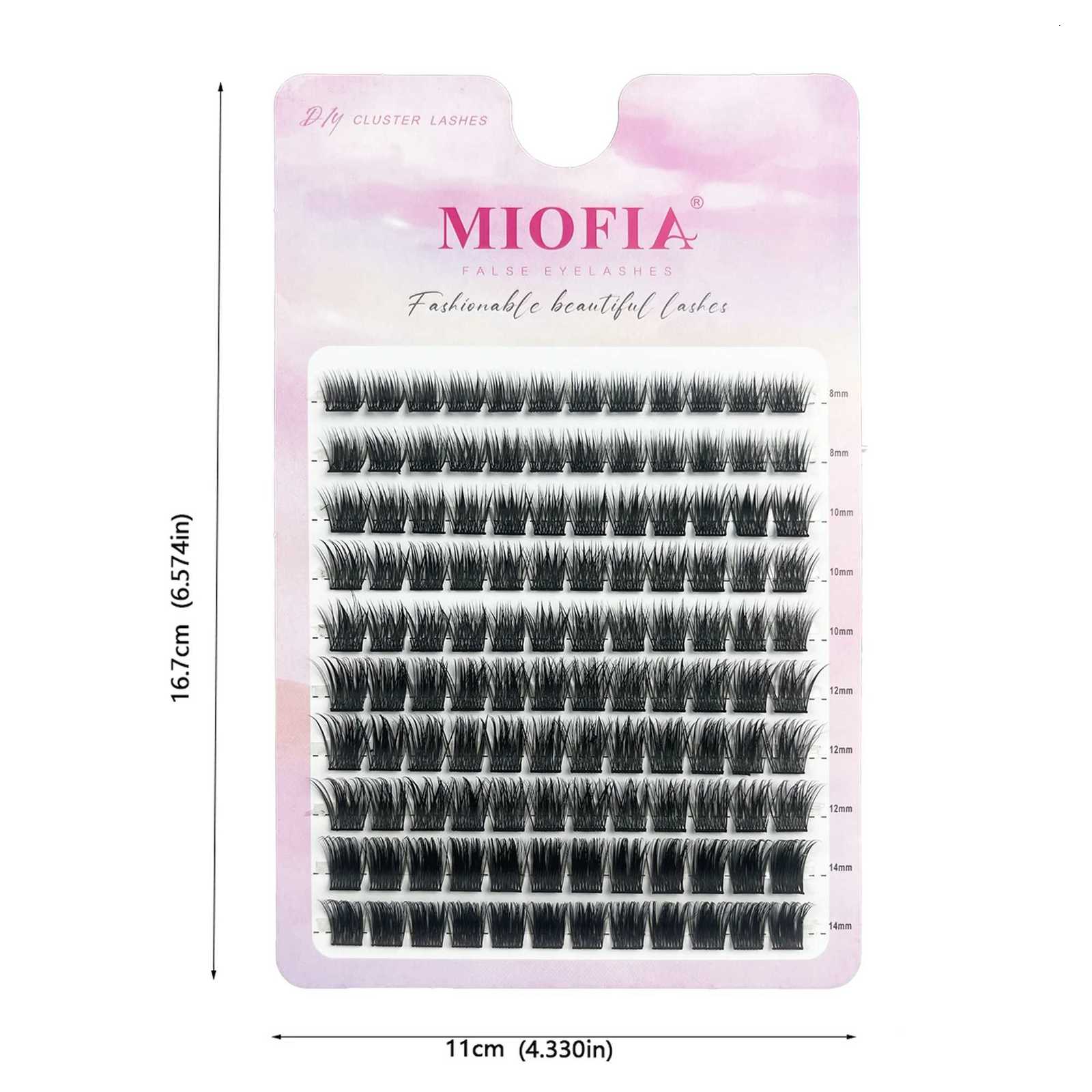120 Cluster Individual Lashes D Curl 8-14mm Mixed Tray Natural Eyelash Extension 3D Faux Mink Eyelashes bunches Makeup ToolsT251223