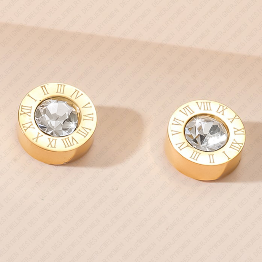 Designer Earrings Designer Earrings for Women Gold Earring Diamond Stud Earrings Luxury Jewlery Designer for Women Elegant Timeless Sparkling Gift Pre