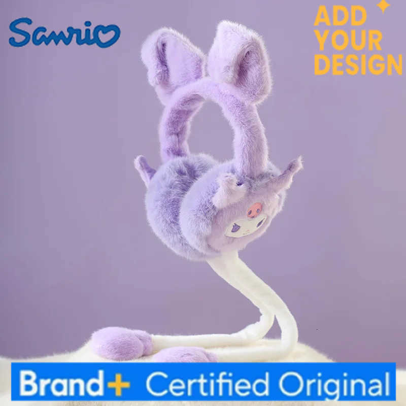 Sanrio Cute Sanrioed Kuromi My Melody Cinnamoroll Pochacco Keeps Warm and Cold Resistant In Winter with Pneumatic Earmuffs for Warmth H251223