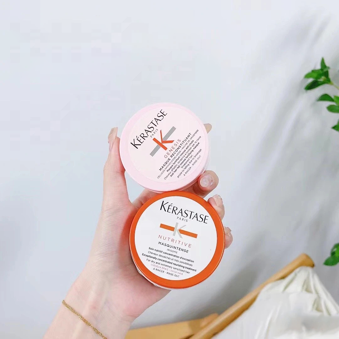 KERASTASE Round Jar Hair Mask 75ml Nourishes Hair Replenishes Collagen Provides Hair Care Perming Dyeing Repairs Frizz