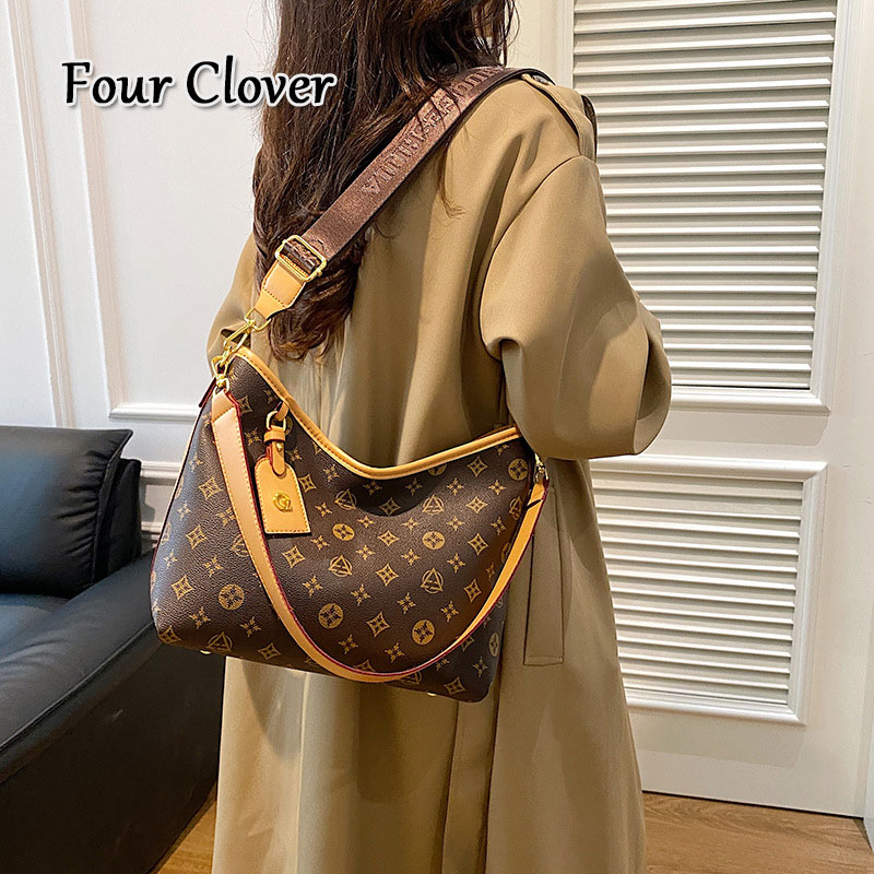 Luxury Handbag Women's Fashion Casual Underarm Tote Messenger Bag Free Shipping Vintage Print Handbag Large Capacity Minimalist Shoulder Crossbod