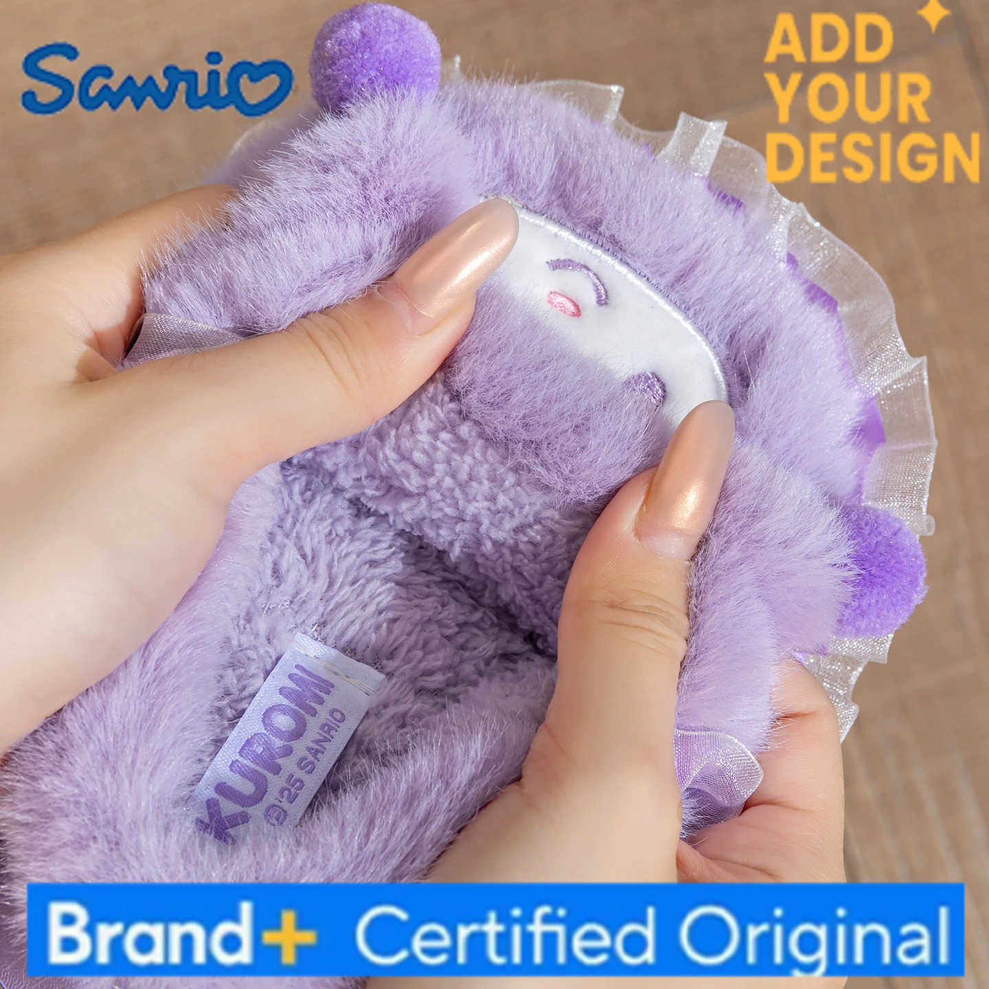 Sanrio Cartoon Cute Children Women Slippers Indoor Warm Comfort Lightweight Bedroom Concise Winter Cotton Shoes Kids Slides H251223