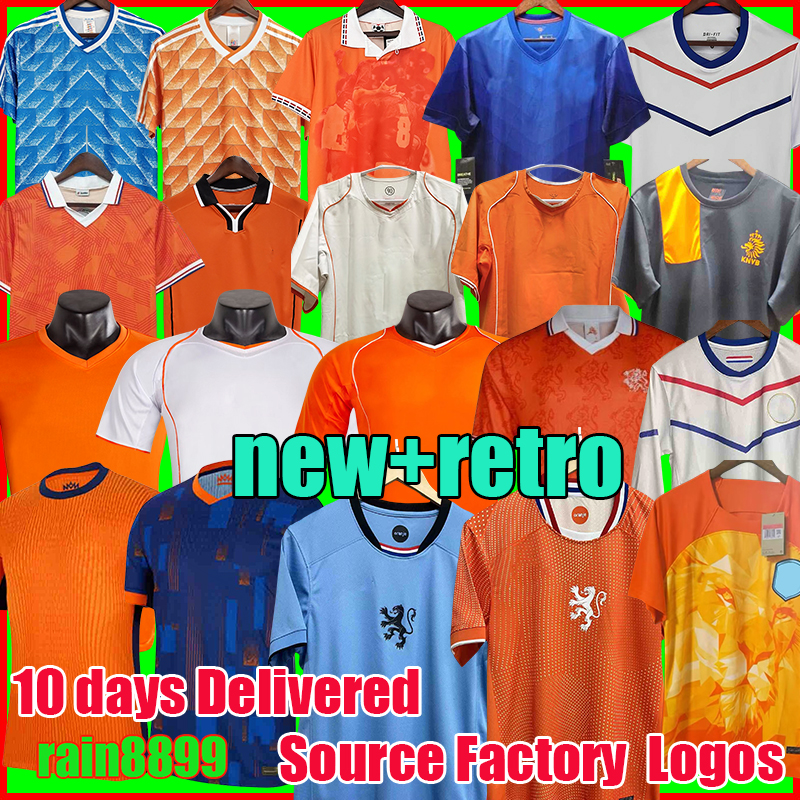 1988 Netherlands Retro Soccer Jersey Van Basten 1997 1998 1994 Holland football shirts BERGKAMP 97 98 Gullit Rijkaard DAVIDS VINTAGE football jerseys