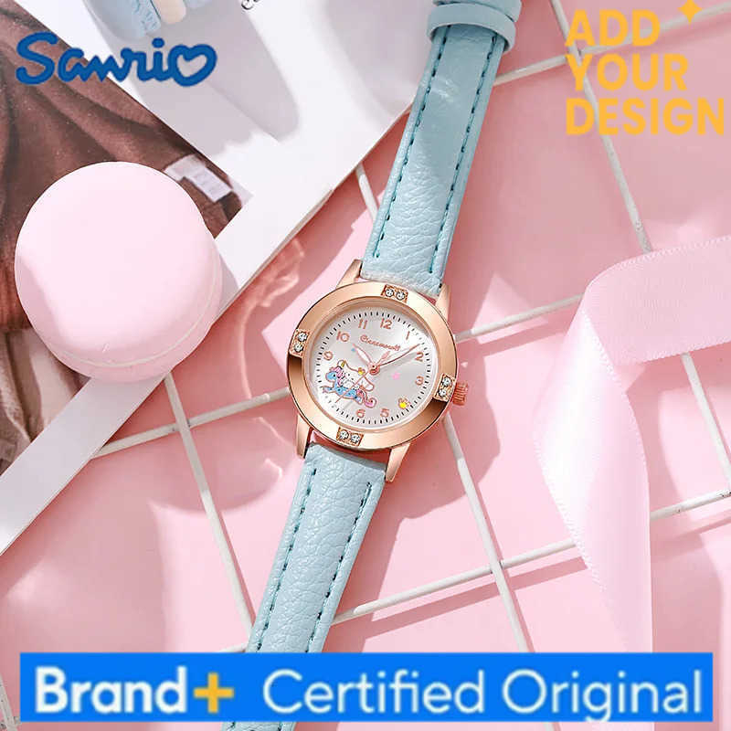 Sanrio Hello Kitty Watch Kawaii Kuromi Cinnamoroll Quartz Casual Fashion Melody WristWatch Women Kid Girl Children Birthday Gift H251223112