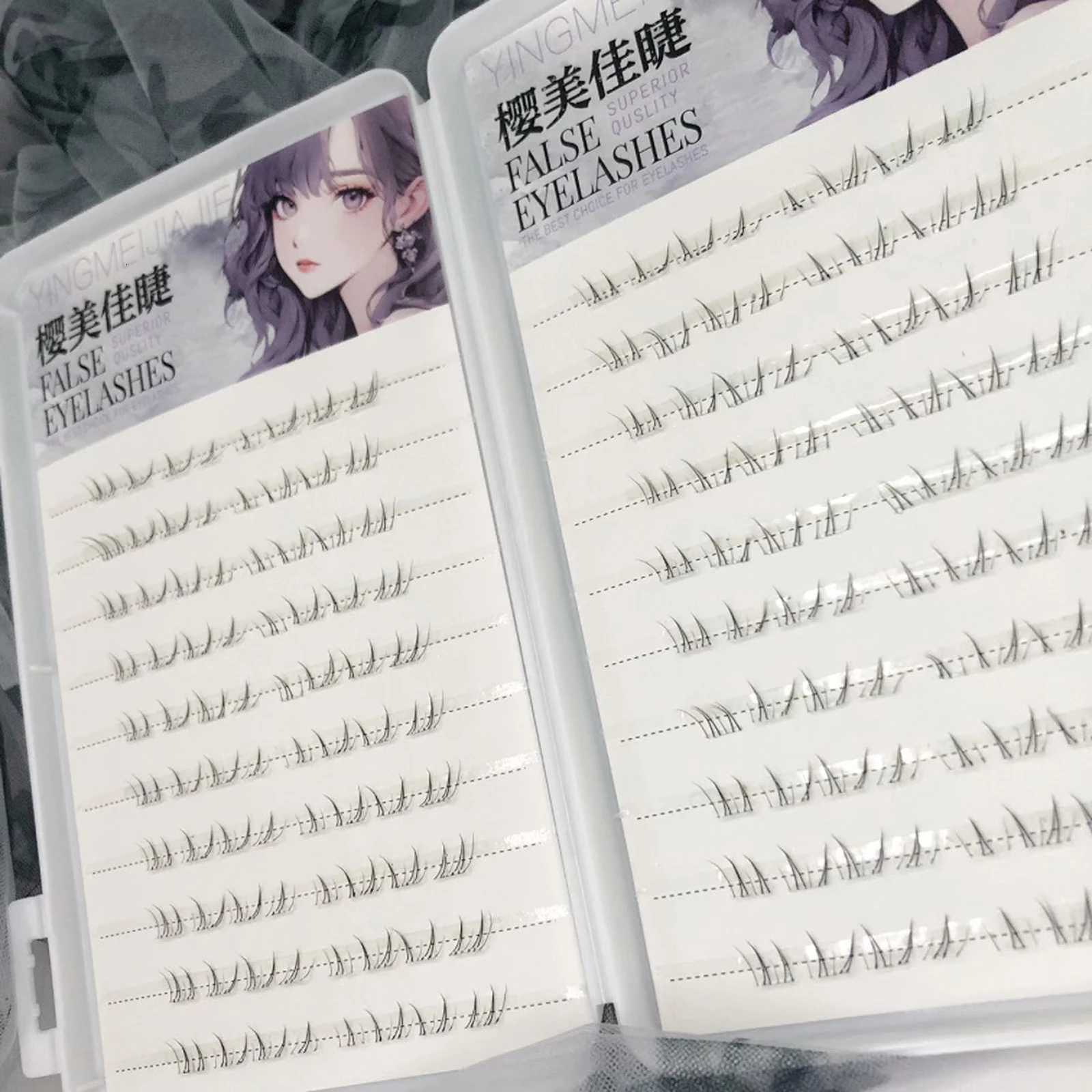 4-6mm Individual Bottom Lash Clusters No Glue Need C Curl Black Lower Eyelash Self-adhesive Lash Extensions Cosplay DIY MakeupT251223