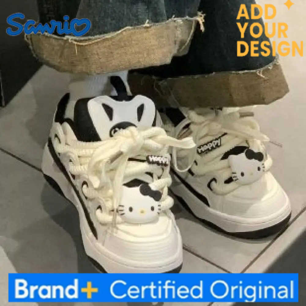 Sanrio Cartoon Board Shoes Anime Hello Kitty Cute Sports Shoes Autumn Versatile Thick Bottom Sneakers Rise Leisure Sneaker Girl Gift H251223