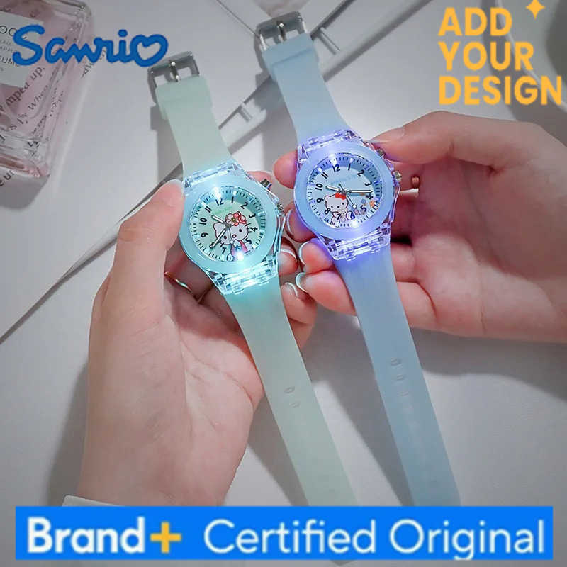 Sanrio 3D Pattern Children Wrist Watches luminous watch Waterproof Quartz Watch Hello Kitty Watch Childrens Christmas Gifts H251223
