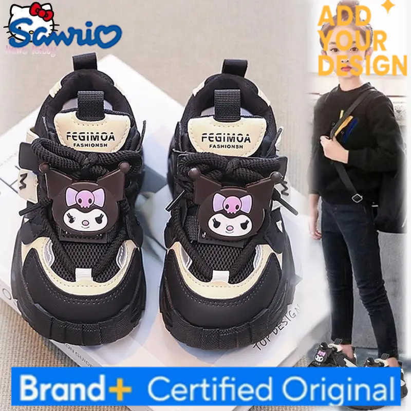 Sanrio Anime Girls Kuromi Autumn New Board Shoes Sports Dad Shoes Children Cartoon Kawaii Comfortable Breathable Casual Shoes H251223