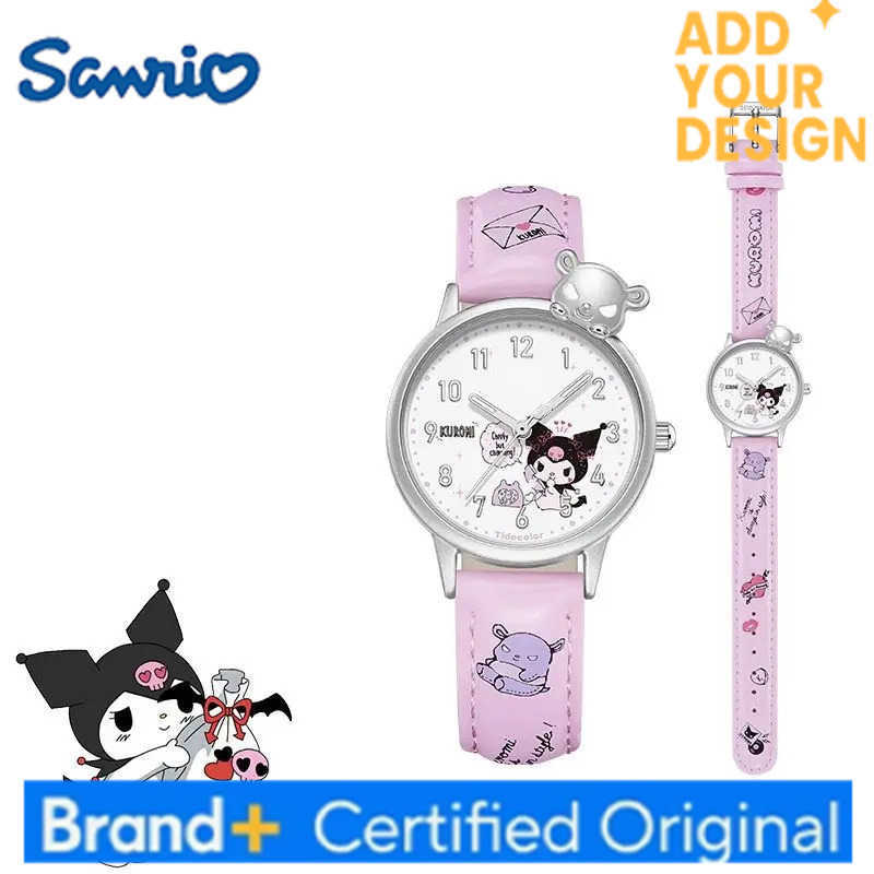 Sanrio cute cartoon Hello kitty Cinnamorollkuromi creative girls watch high quality waterproof quartz watch holiday gift H251223
