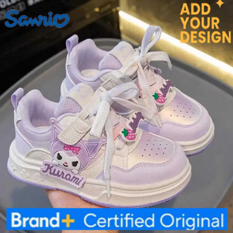 Sanrio Girl Kuromi Sports Shoes Tennis Shoes New Hello Kitty Kawaii Child Cartoon Breathable Casual Shoes Cute Fashion Gift H251223
