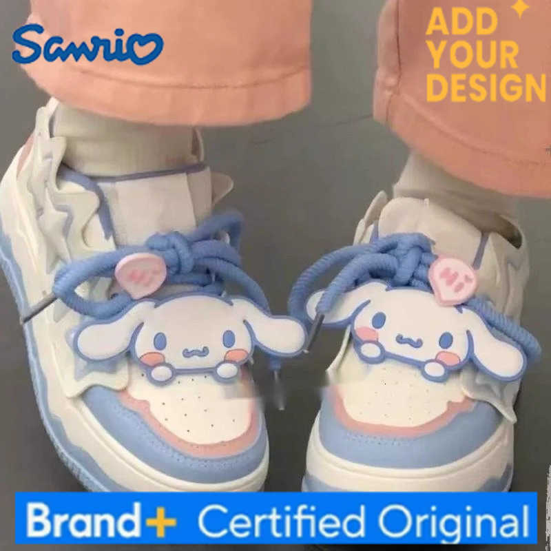 Sanrio Cinnamoroll Cute Bread Shoes Womens New Fashion Versatile Thick Soled Board Shoes Y2k Sweet Girl Casual Trend Sneakers H251223