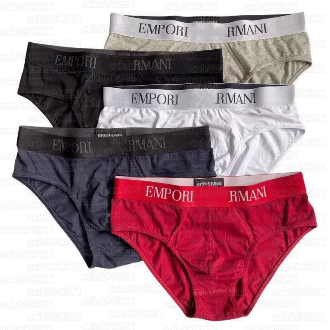 5 pieces of fashion designer underwear, men's triangle shorts, men's soft pants, men's luxury brand comfortable triangle shorts, men's multi-color triangle shorts