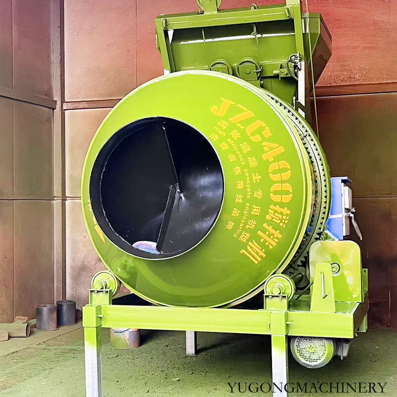 Versatile Mixing Machine for Dry and Wet Concrete Features Easy-Clean Design and Corrosion-Resistant Components