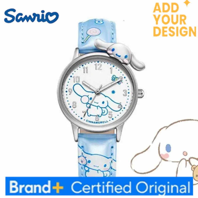 Sanrio cute cartoon Hello kitty Cinnamorollkuromi creative girls watch high quality waterproof quartz watch holiday gift H251223