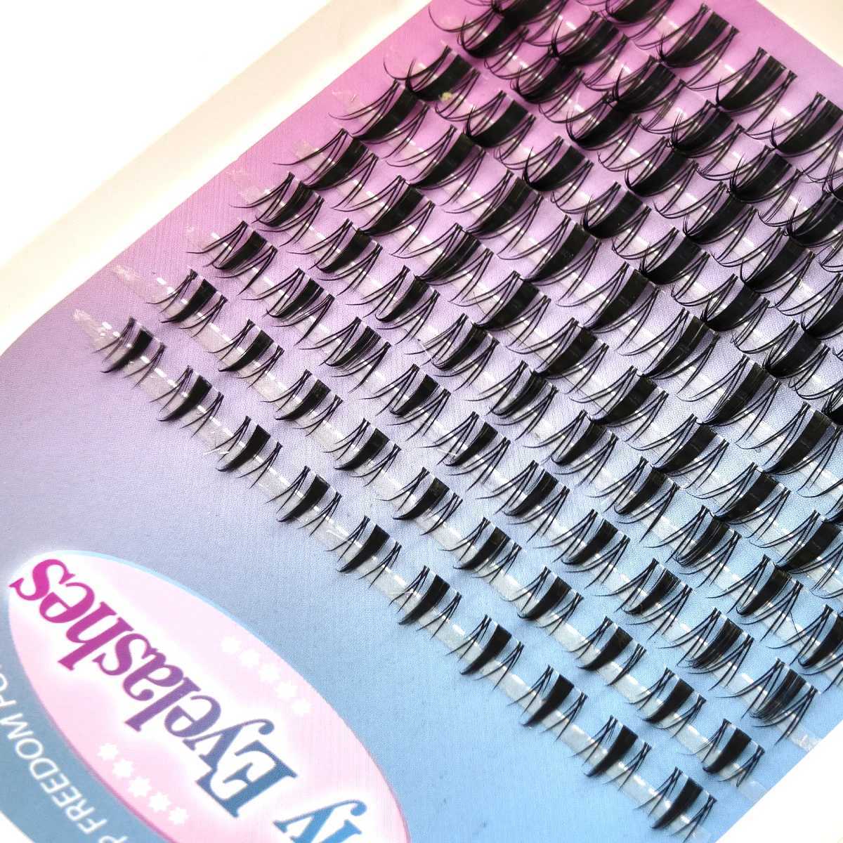 HBZGTLAD10row Fairy Lash Clusters Manga Cluster EyelashLash Clusters Wispy Eyelashes Extensions Natural Look C/D Curl IndividualT251223