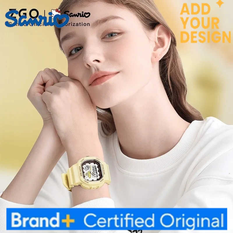 Sanrio pomporpurin kids watch for boys waterproof with night light sports digital chronograph watch 810 H251223