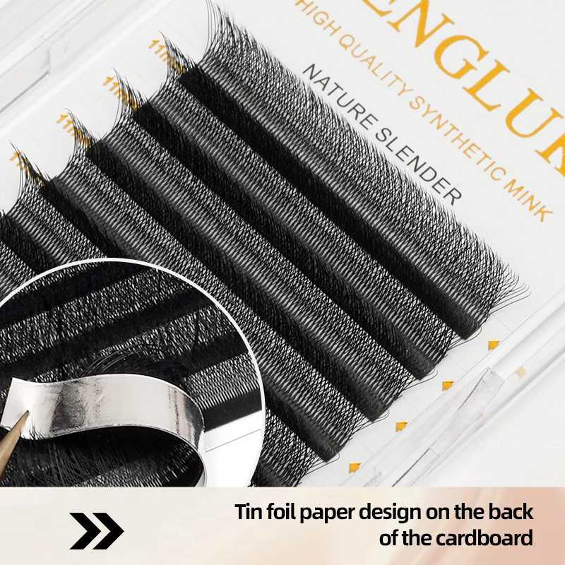 MENGLUKE 5D W Shaped Bloom Automatic Flowering Premade Fans Eyelashes Extensions Natural Soft Light High Idividual LashesT251223